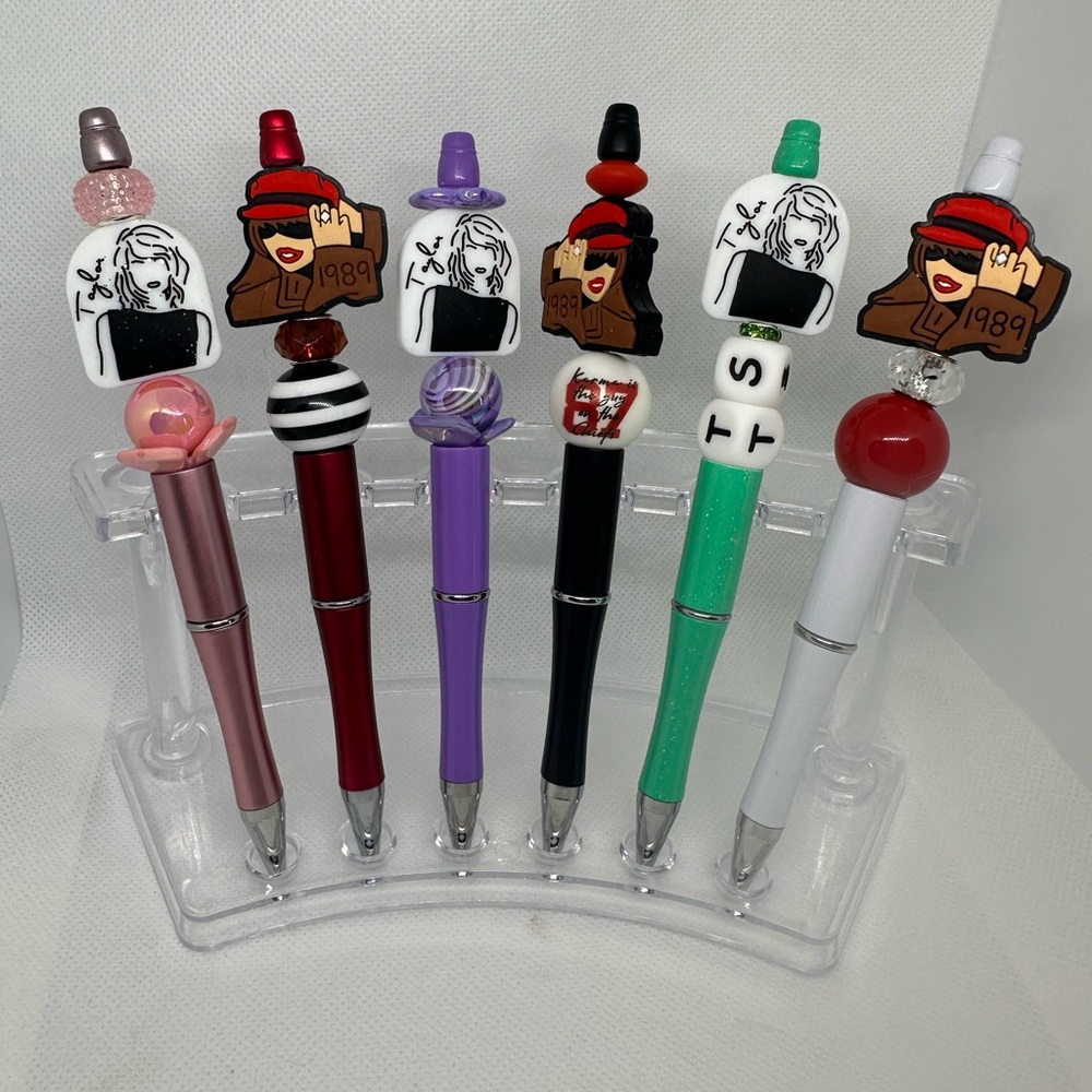 Beaded pens.